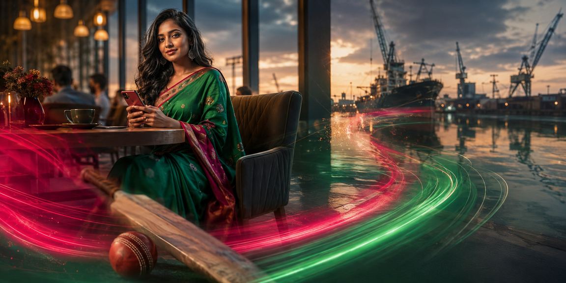খুলনায় ক্রিকেট বেটিং প্ল্যাটফর্মে লাল-সবুজ থিমে বাজি ধরছেন খেলোয়াড়